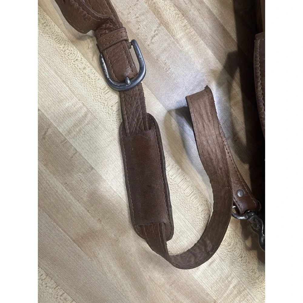 American West Leather Carry On Duffel Overnight‎ Western Saddle Bag Hand Made